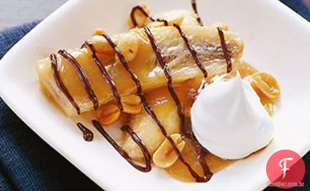 Bananas Caramelo Quente
