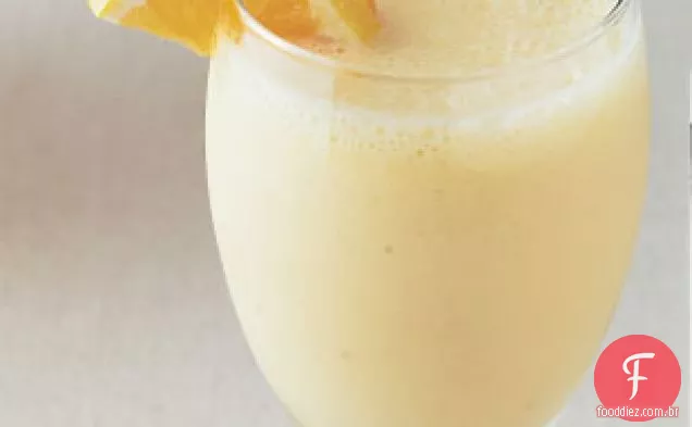 Smoothie De Iogurte De Laranja E Banana