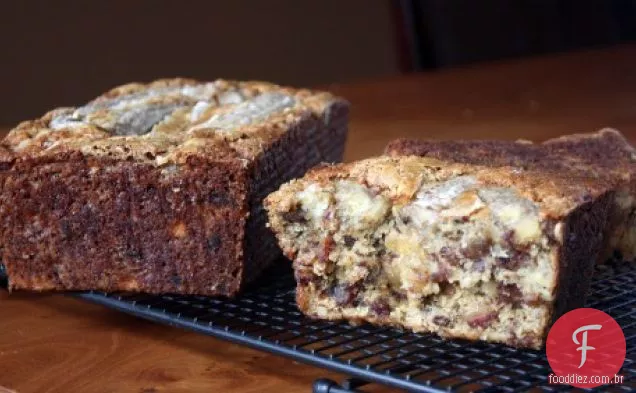 Bolo de chá com data de Banana