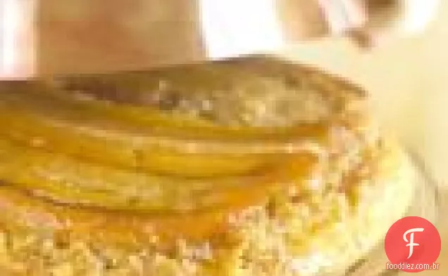 Bolo de Banana de cabeça para baixo