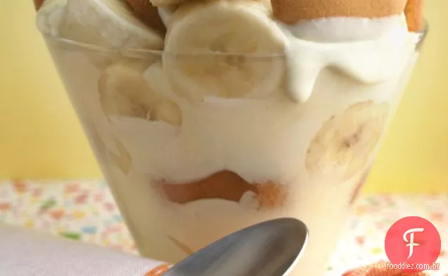 Pudim De Banana Frio E Cremoso