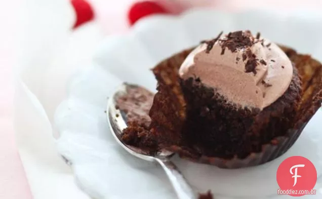 Cupcakes De Chocolate, Banana E Teff