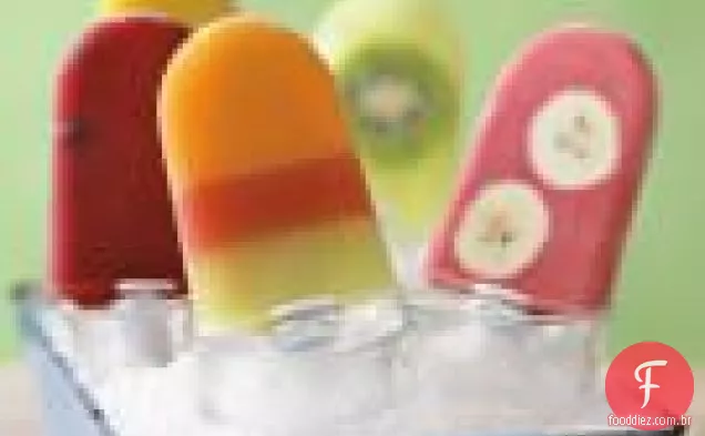 Morango-Banana Pops