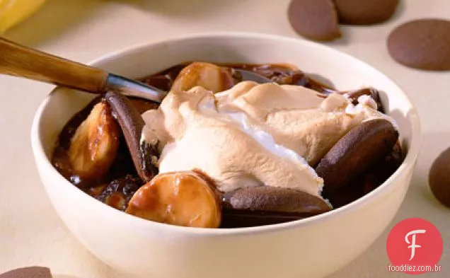 Fudge-Pudim De Banana