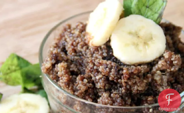 Chocolate Banana Café Da Manhã Quinoa