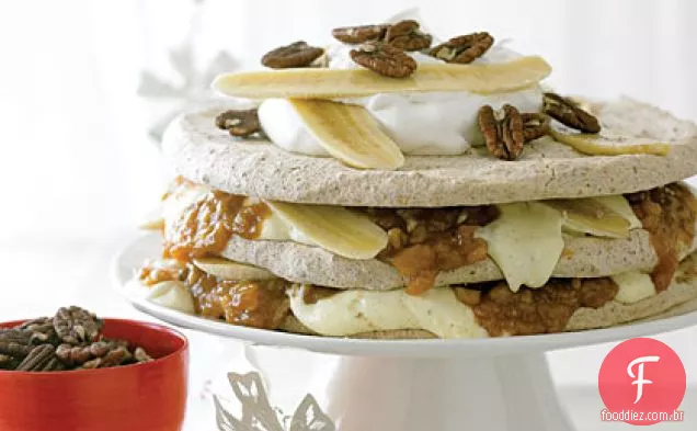 Banana Pecan Dacquoise