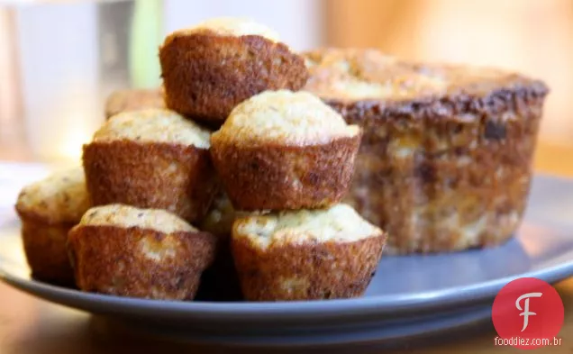 Banana Chocolate Chip Pão E Muffins