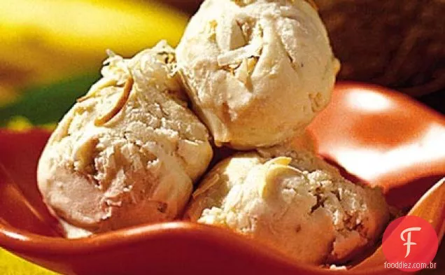 Sorvete De Banana E Coco