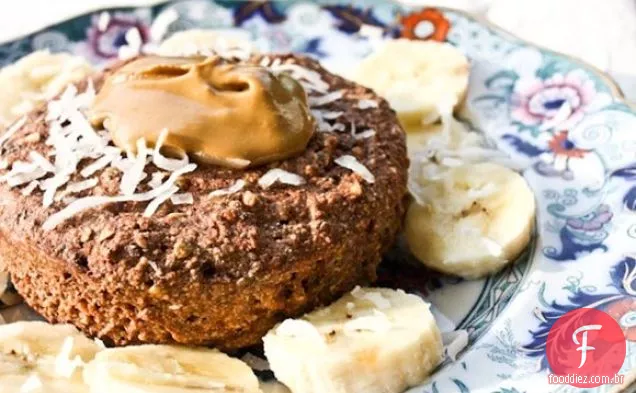 Chocolate Banana Trigo Mourisco Assar