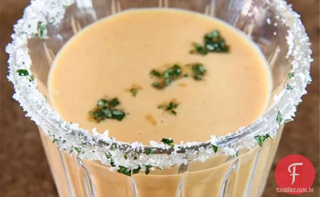 Smoothie De Chá Gelado De Nêspera