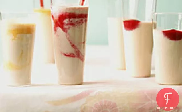 Morango-Banana Tofu Shake