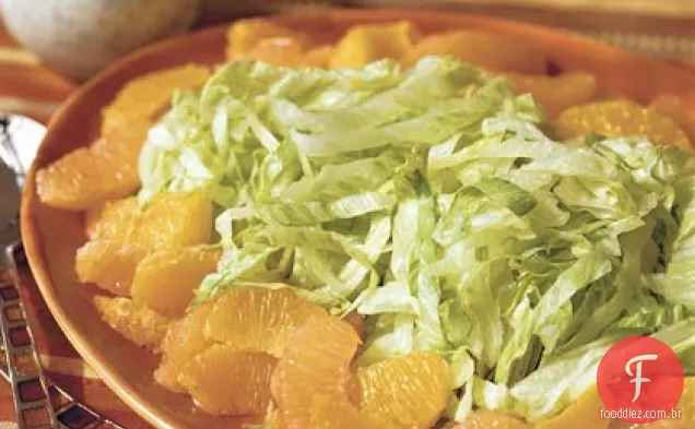 Salada Cítrica Com Molho De Sementes De Banana E Papoula