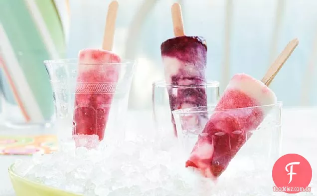 Berry - Banana Freezer Pops