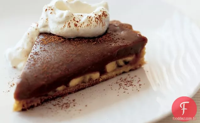 Torta De Banana Com Chocolate Ao Leite