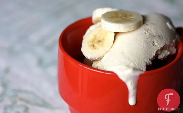 Sorvete Pudim Banana