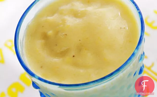Smoothie De Leitelho Banana-Pêssego