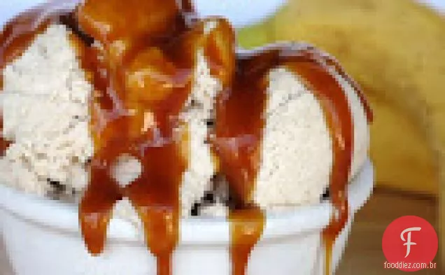 Sorvete De Banana Caramelizado