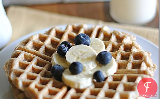 Waffles De Banana De Trigo Integral