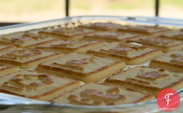 Pudim de Banana de Paula Deen