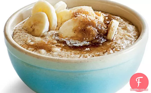 Banana, gérmen de trigo e aveia