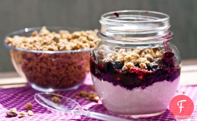 Morango Banana Muesli