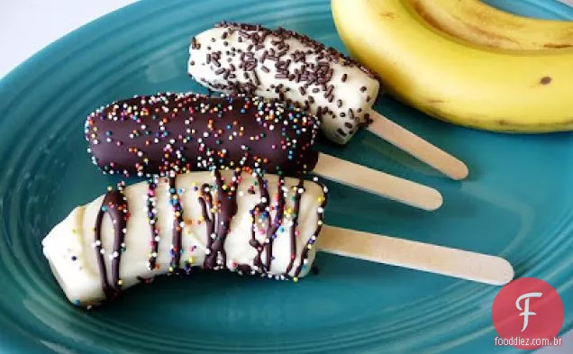 Chocolate Banana Pops