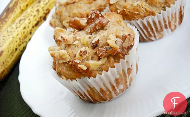 Muffins De Nozes De Banana