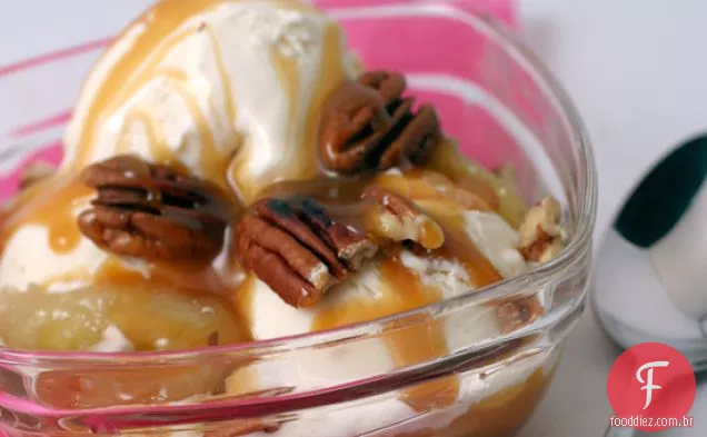 Banana Quente E Cajeta Sundaes