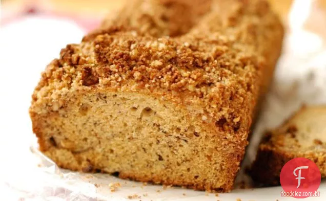 Pão De Banana Com Canela Pecan Streusel