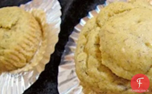 Muffins De Rum De Banana Não Arenosos