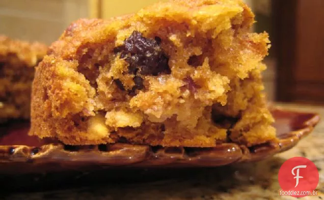 Pão De Abóbora De Banana Com Passas De Mel