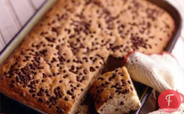 Chocolate Chip Banana Snack Cake