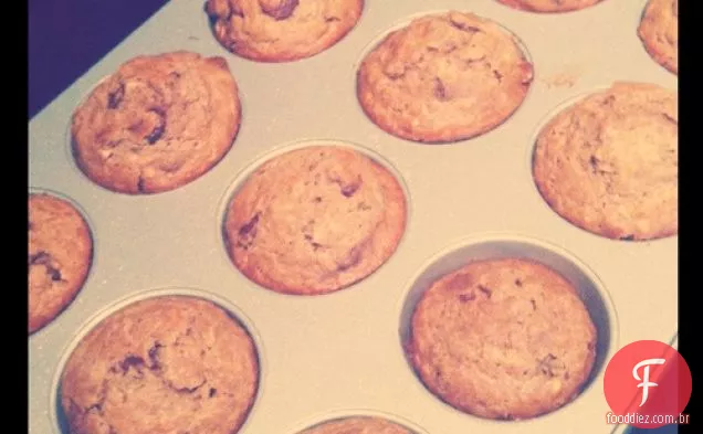 Manteiga De Amendoim E Muffins De Banana