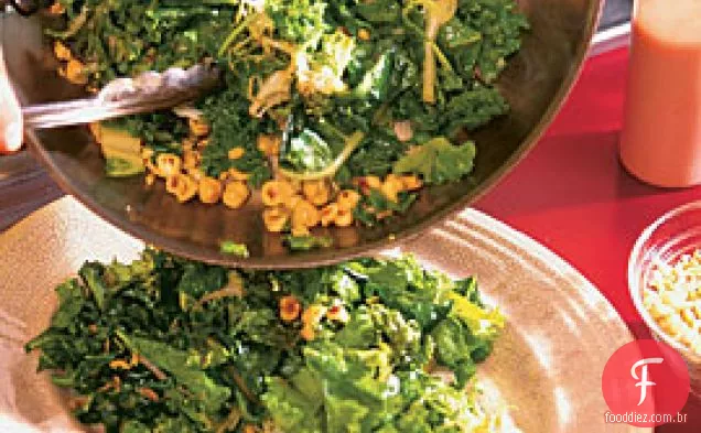 Salada Quente De Verduras De Outono Com Vinagrete De Ameixa
