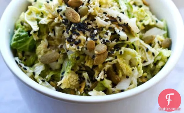 Seedy Tahini Cole Slaw
