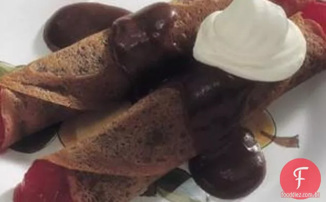 Crepes Da Floresta Negra De Cacau