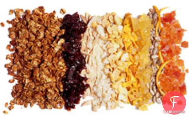 Granola da cereja-amêndoa