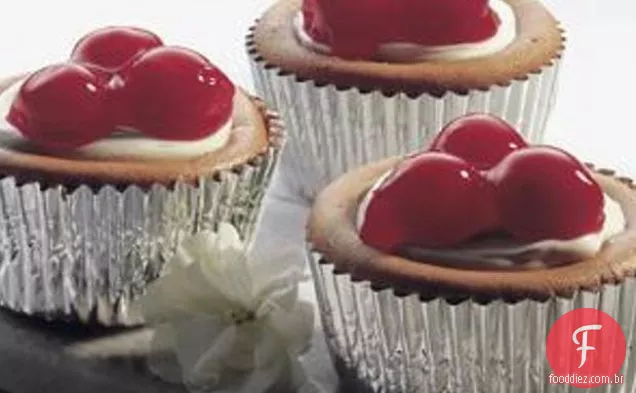 Mini Cheesecakes Da Floresta Negra