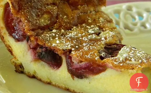 Cereja Amêndoa Clafoutis