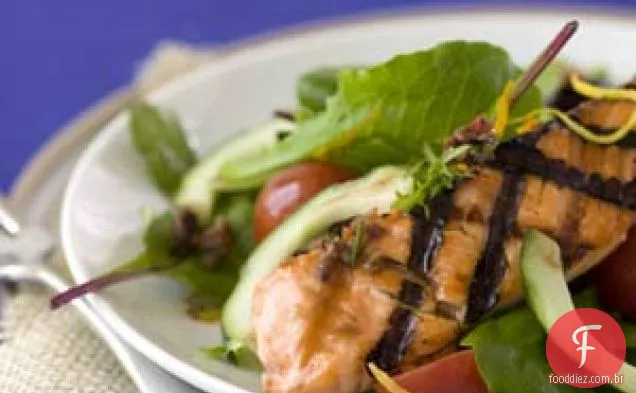 Salmão Marinado Com Citrinos