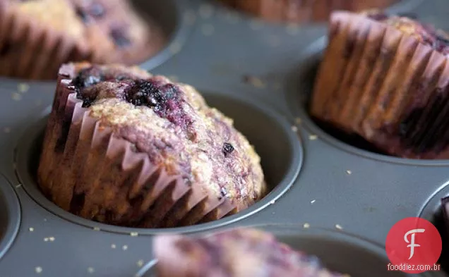 Muffins De Café Da Manhã Framboesa Preta