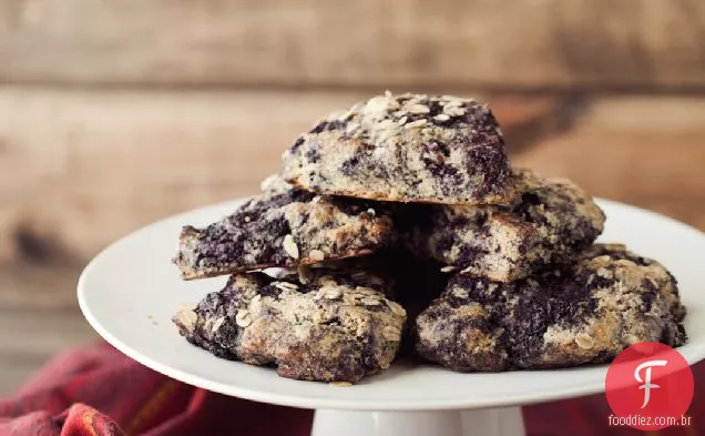 Preto Framboesa Aveia Scones