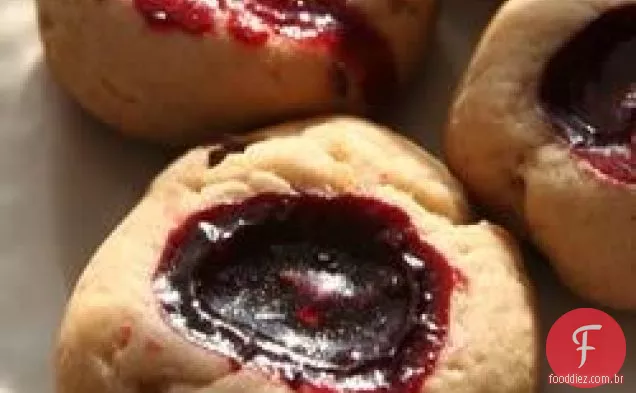 Biscoitos De Chá De Framboesa Preta Açucarados