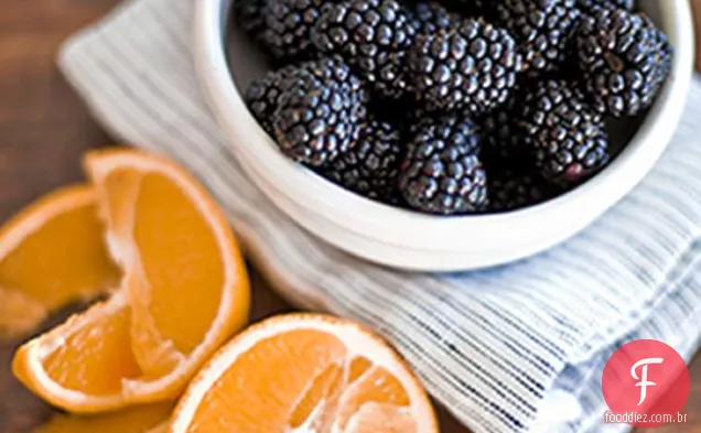 Blackberry Scones com raspas de laranja (sem glúten)