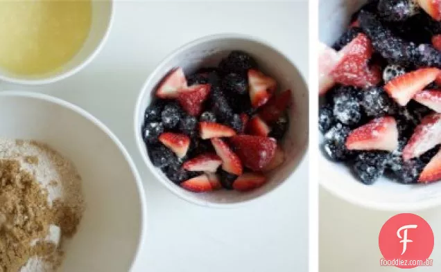 Mini Blackberry Cobblers