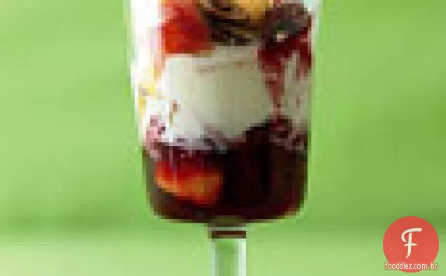 Nectarina, Amora, e sundaes Pecan