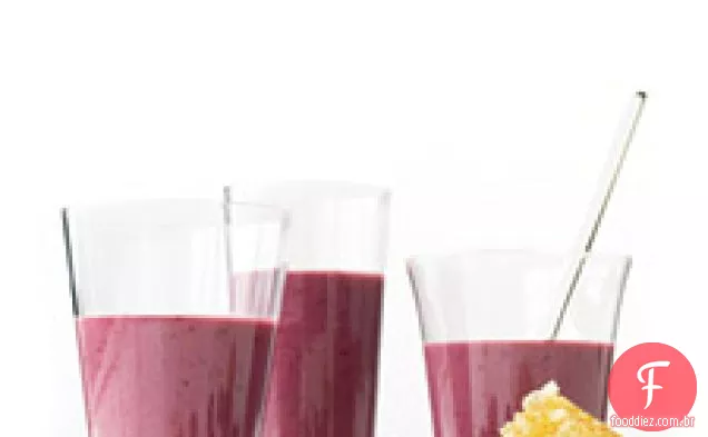 Blackberry-smoothies de iogurte