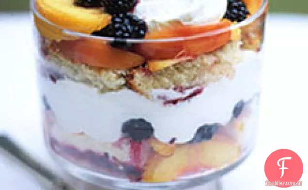 Blackberry - Peach Trifle