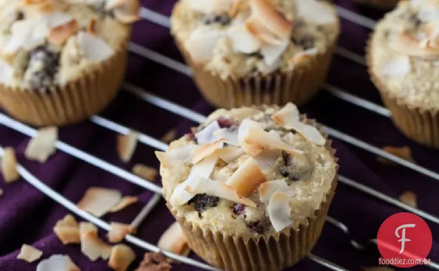 Muffins De Coco Blackberry