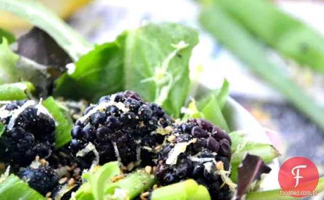 Salada Doce Do Limão Da Amora-Preta